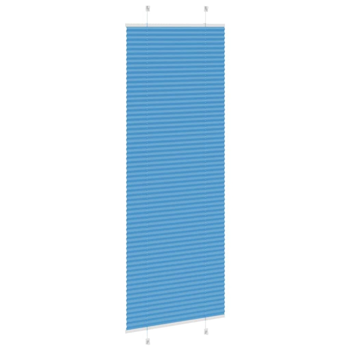 vidaXL Πλισέ Στόρι Μπλε 70x200 εκ. Πλάτος Υφάσματος 69,4 εκ. Πολυεστέρας