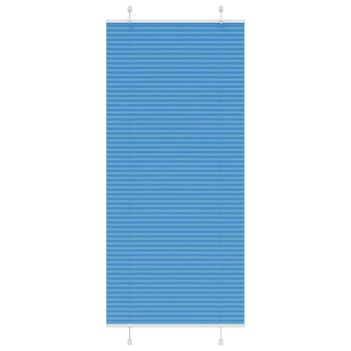 vidaXL Πλισέ Στόρι Μπλε 85x200 εκ. Πλάτος Υφάσματος 84,4 εκ. Πολυεστέρας