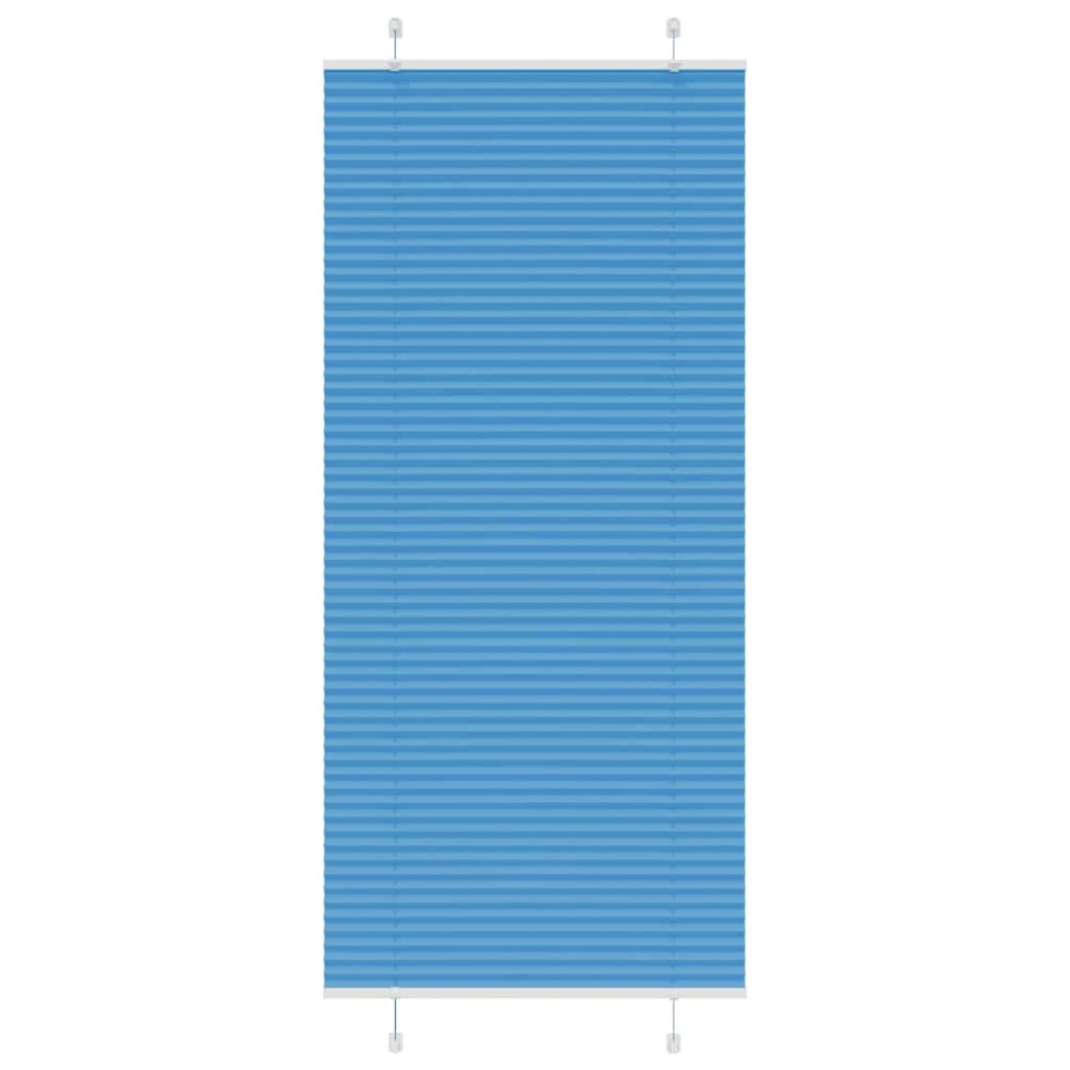 vidaXL Πλισέ Στόρι Μπλε 95x200 εκ. Πλάτος Υφάσματος 94,4 εκ. Πολυεστέρας