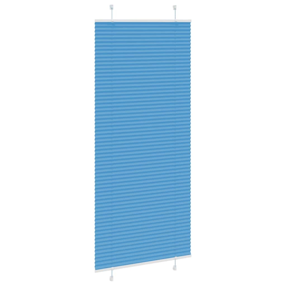 vidaXL Πλισέ Στόρι Μπλε 95x200 εκ. Πλάτος Υφάσματος 94,4 εκ. Πολυεστέρας