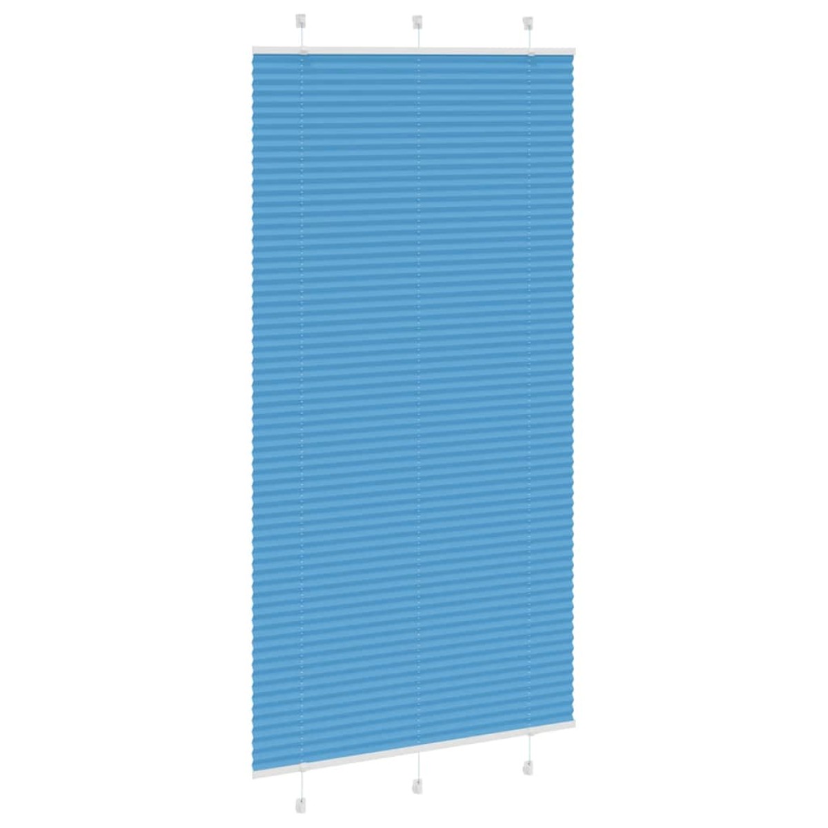 vidaXL Πλισέ Στόρι Μπλε 110x200 εκ. Πλάτος Υφάσματος 109,4 εκ. Πολυεστέρας