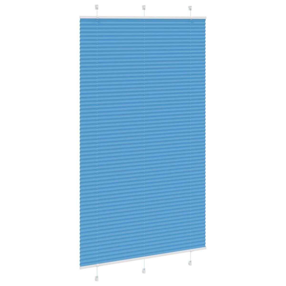 vidaXL Πλισέ Στόρι Μπλε 115x200 εκ. Πλάτος Υφάσματος 114,4 εκ. Πολυεστέρας