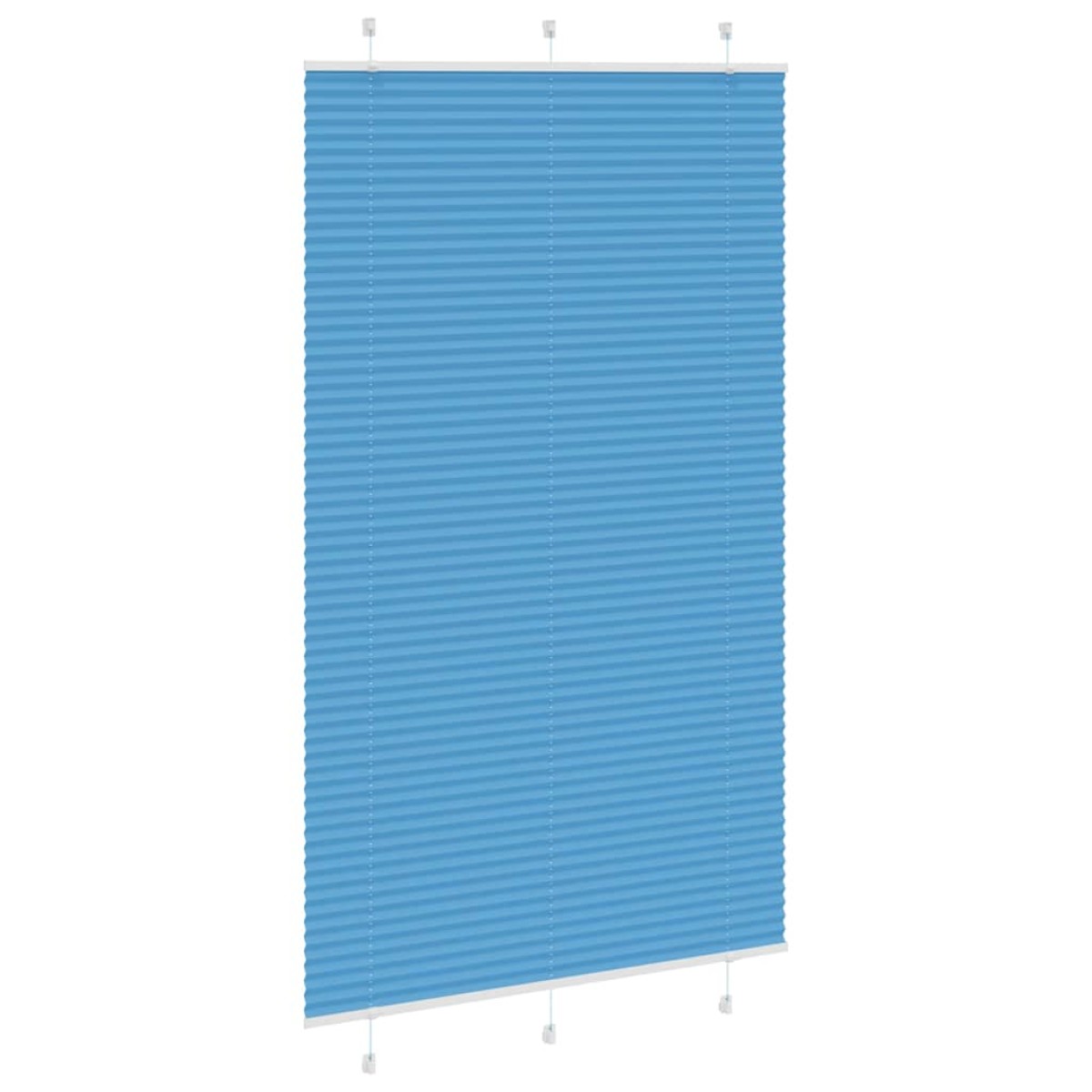 vidaXL Πλισέ Στόρι Μπλε 120x200 εκ. Πλάτος Υφάσματος 119,4 εκ. Πολυεστέρας