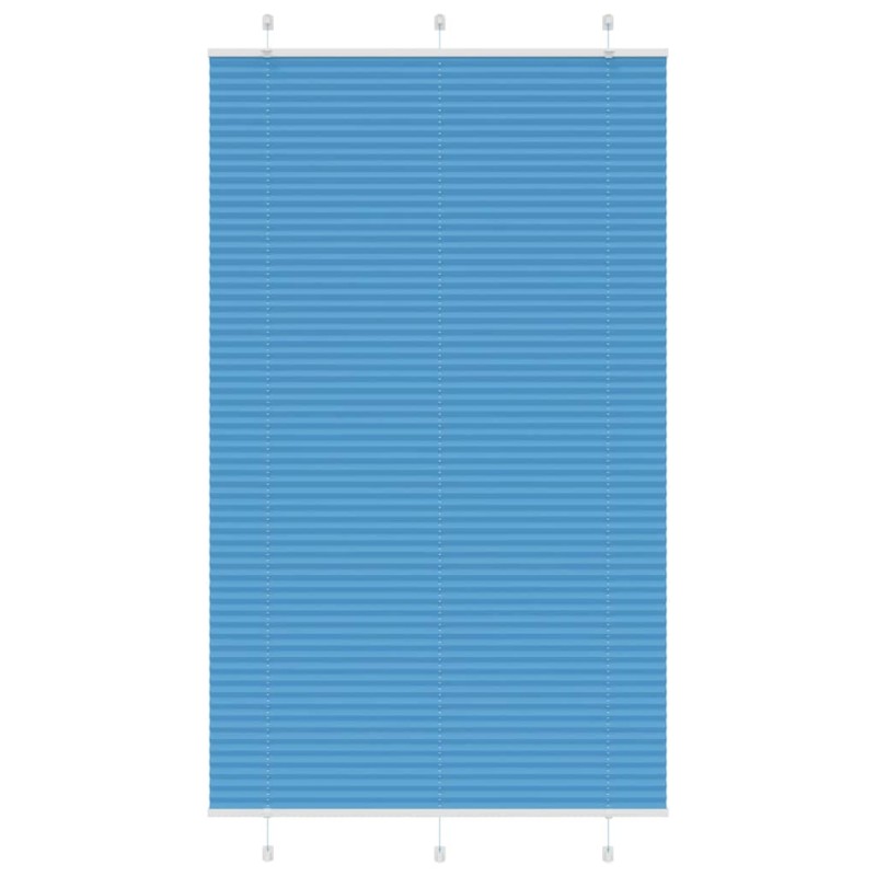 vidaXL Πλισέ Στόρι Μπλε 120x200 εκ. Πλάτος Υφάσματος 119,4 εκ. Πολυεστέρας
