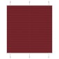 vidaXL Πλισέ περσίδα Μπορντό κόκκινο 120x100 cm Πλάτος υφάσματος