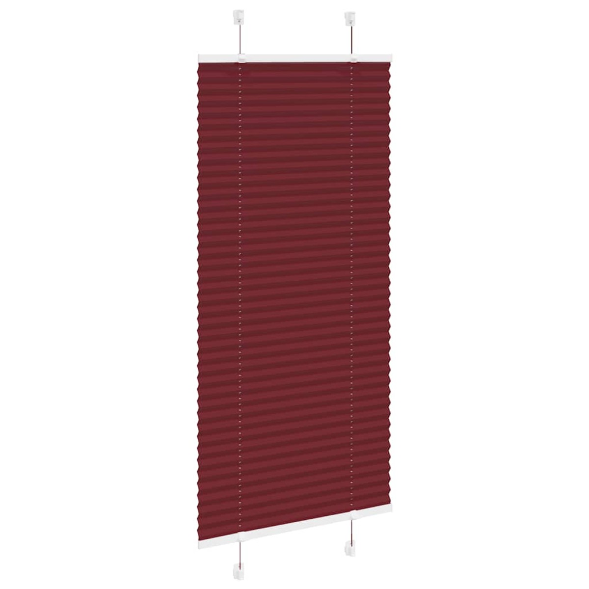 vidaXL Πλισέ περσίδα Μπορντό κόκκινο 60x150 cm Πλάτος υφάσματος