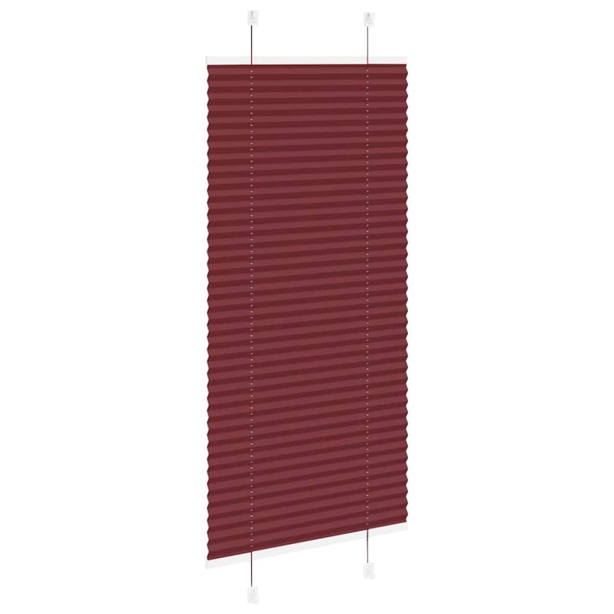 vidaXL Πλισέ περσίδα Μπορντό κόκκινο 60x150 cm Πλάτος υφάσματος