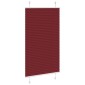 vidaXL Πλισέ περσίδα Μπορντό κόκκινο 75x150 cm Πλάτος υφάσματος
