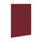 vidaXL Πλισέ περσίδα Μπορντό κόκκινο 95x150 cm Πλάτος υφάσματος