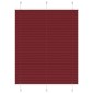 vidaXL Πλισέ περσίδα Μπορντό κόκκινο 105x150 cm Πλάτος υφάσματος