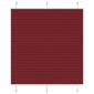 vidaXL Πλισέ περσίδα Μπορντό κόκκινο 120x150 cm Πλάτος υφάσματος