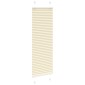 vidaXL Πλισέ περσίδα Κρέμα 40x150 cm Πλάτος υφάσματος 39,4 cm