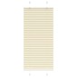 vidaXL Πλισέ περσίδα Κρέμα 60x150 cm Πλάτος υφάσματος 59,4 cm