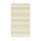 vidaXL Πλισέ περσίδα Κρέμα 70x150 cm Πλάτος υφάσματος 69,4 cm