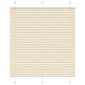 vidaXL Πλισέ περσίδα Κρέμα 115x150 cm Πλάτος υφάσματος 114,4 cm