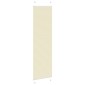 vidaXL Πλισέ Στόρι Κρεμ 65x200 εκ. Πλάτος Υφάσματος 64,4 εκ. Πολυεστέρας