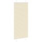 vidaXL Πλισέ περσίδα Κρέμα 85x200 cm Πλάτος υφάσματος 84,4 cm