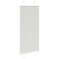 vidaXL Πλισέ περσίδα ανοιχτό γκρι 65x100 cm Πλάτος υφάσματος 64,4 cm