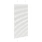 vidaXL Πλισέ περσίδα ανοιχτό γκρι 65x100 cm Πλάτος υφάσματος 64,4 cm