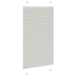 vidaXL Πλισέ περσίδα ανοιχτό γκρι 75x100 cm Πλάτος υφάσματος 74,4 cm