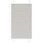 vidaXL Πλισέ περσίδα ανοιχτό γκρι 80x100 cm Πλάτος υφάσματος 79,4 cm