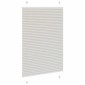 vidaXL Πλισέ περσίδα ανοιχτό γκρι 95x100 cm Πλάτος υφάσματος 94,4 cm