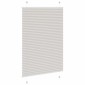 vidaXL Πλισέ περσίδα ανοιχτό γκρι 100x100 cm Πλάτος υφάσματος 99,4 cm