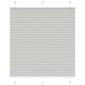 vidaXL Πλισέ περσίδα ανοιχτό γκρι 120x100 cm Πλάτος υφάσματος 119,4 cm