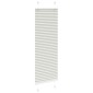 vidaXL Πλισέ περσίδα ανοιχτό γκρι 50x150 cm Πλάτος υφάσματος 49,4 cm