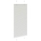 vidaXL Πλισέ περσίδα ανοιχτό γκρι 55x150 cm Πλάτος υφάσματος 54,4 cm