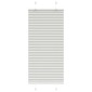 vidaXL Πλισέ περσίδα ανοιχτό γκρι 55x150 cm Πλάτος υφάσματος 54,4 cm
