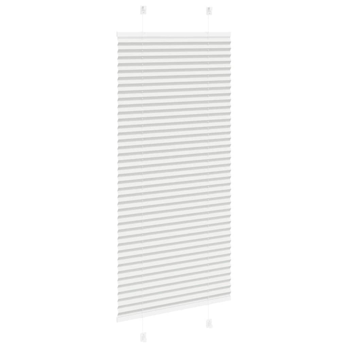 vidaXL Πλισέ περσίδα ανοιχτό γκρι 60x150 cm Πλάτος υφάσματος 59,4 cm