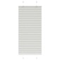 vidaXL Πλισέ περσίδα ανοιχτό γκρι 60x150 cm Πλάτος υφάσματος 59,4 cm