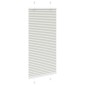 vidaXL Πλισέ περσίδα ανοιχτό γκρι 65x150 cm Πλάτος υφάσματος 64,4 cm