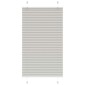 vidaXL Πλισέ περσίδα ανοιχτό γκρι 75x150 cm Πλάτος υφάσματος 74,4 cm