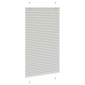 vidaXL Πλισέ περσίδα ανοιχτό γκρι 80x150 cm Πλάτος υφάσματος 79,4 cm