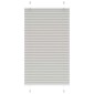 vidaXL Πλισέ περσίδα ανοιχτό γκρι 80x150 cm Πλάτος υφάσματος 79,4 cm