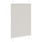vidaXL Πλισέ περσίδα ανοιχτό γκρι 85x150 cm Πλάτος υφάσματος 84,4 cm