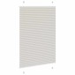 vidaXL Πλισέ περσίδα ανοιχτό γκρι 90x150 cm Πλάτος υφάσματος 89,4 cm