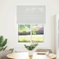 vidaXL Πλισέ περσίδα ανοιχτό γκρι 95x150 cm Πλάτος υφάσματος 94,4 cm