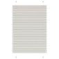 vidaXL Πλισέ περσίδα ανοιχτό γκρι 100x150 cm Πλάτος υφάσματος 99,4 cm