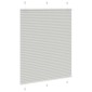 vidaXL Πλισέ περσίδα ανοιχτό γκρι 105x150 cm Πλάτος υφάσματος 104,4 cm