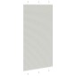 vidaXL Πλισέ περσίδα ανοιχτό γκρι 110x200 cm Πλάτος υφάσματος 109,4 cm