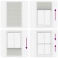 vidaXL Roller Blind Blackout ανοιχτό γκρι 115x200 cm Πλάτος υφάσματος