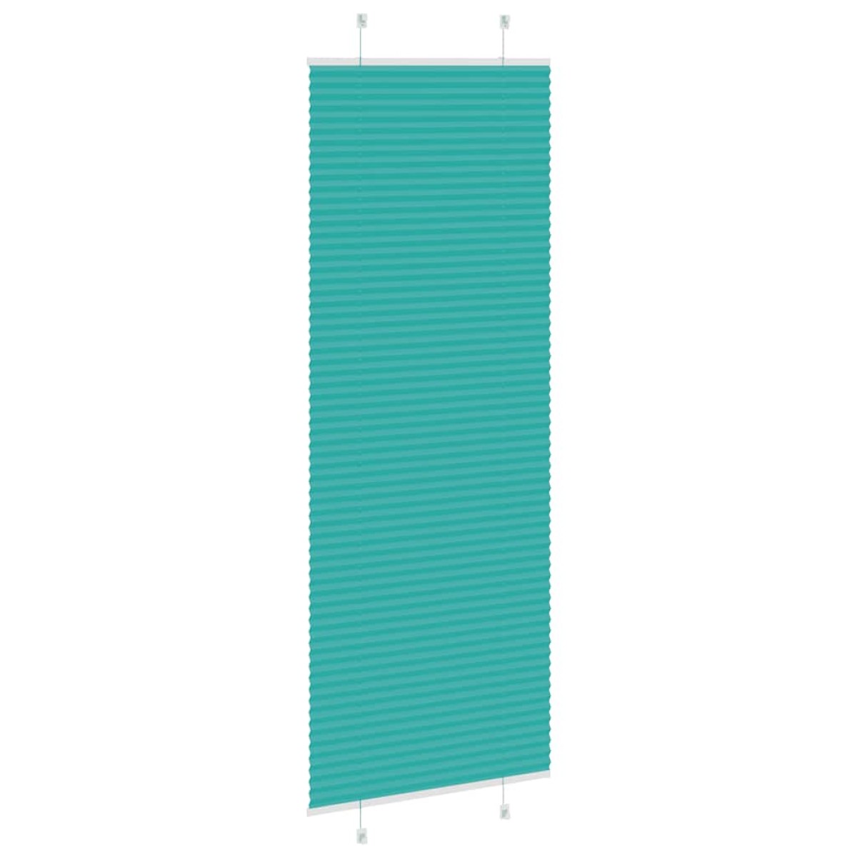vidaXL Πλισέ Στόρι Πετρόλ 75x200 εκ. Πλάτος Υφάσματος 74,4 εκ. Πολυεστέρας