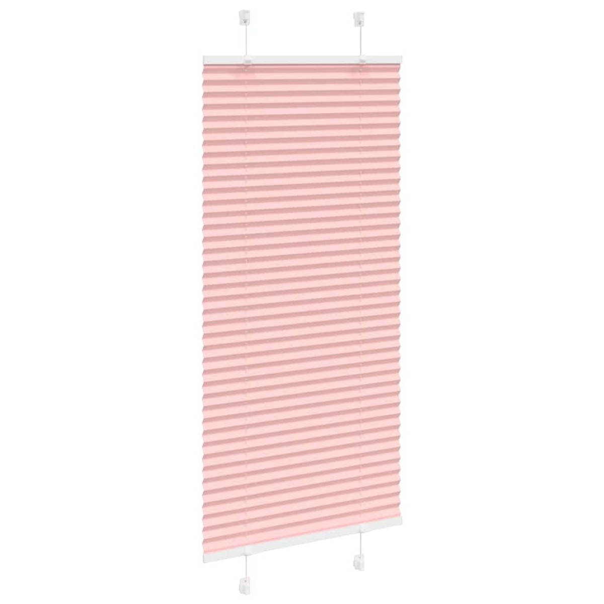 vidaXL Πλισέ Στόρι Ροζ 55x100 εκ. Πλάτος Υφάσματος 54,4 εκ. Πολυεστέρας