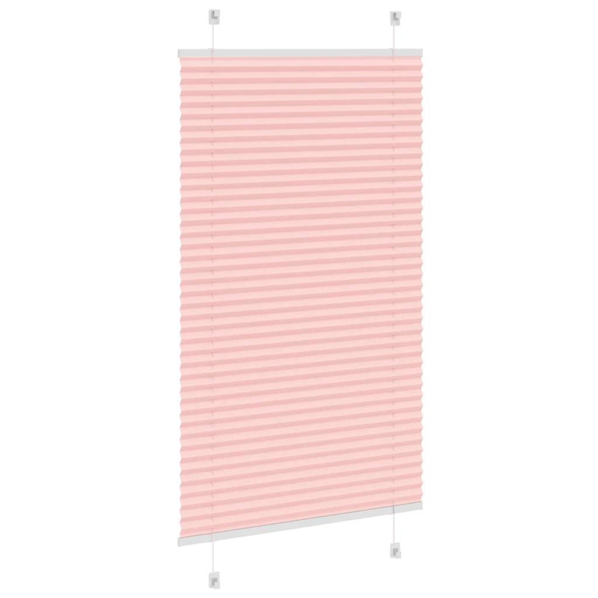 vidaXL Πλισέ Στόρι Ροζ 70x100 εκ. Πλάτος Υφάσματος 69,4 εκ. Πολυεστέρας