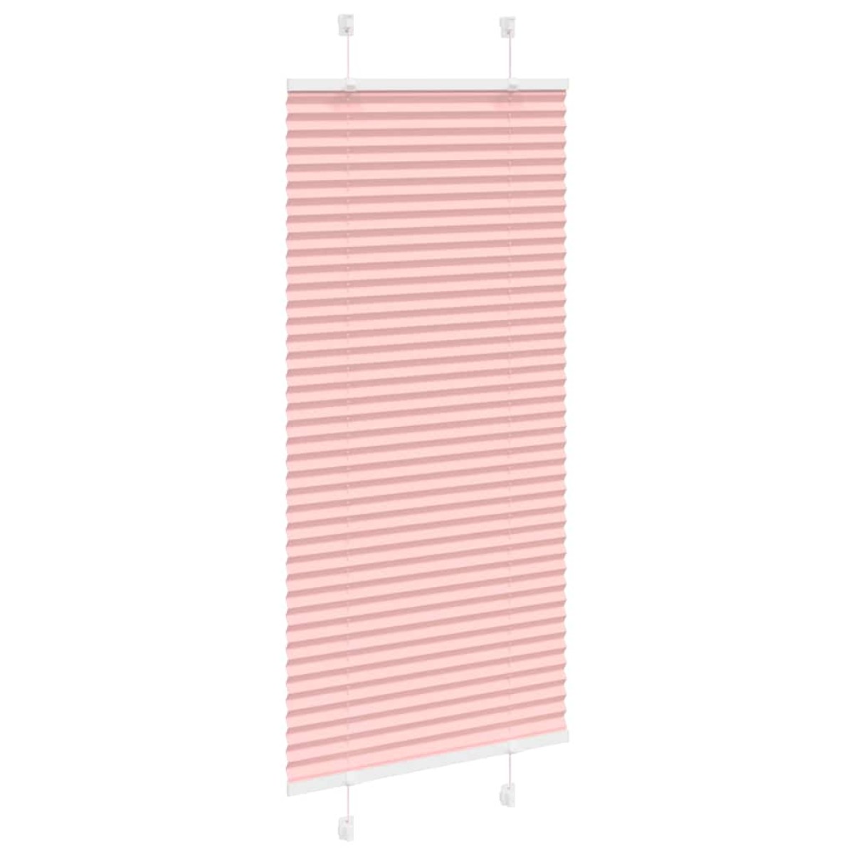 vidaXL Πλισέ Στόρι Ροζ 55x150 εκ. Πλάτος Υφάσματος 54,4 εκ. Πολυεστέρας