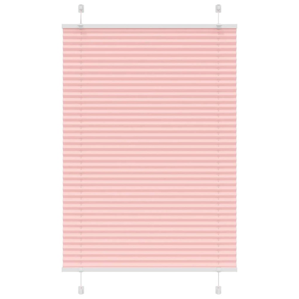 vidaXL Πλισέ περσίδα ροζ 90x150 cm Πλάτος υφάσματος 89,4 cm