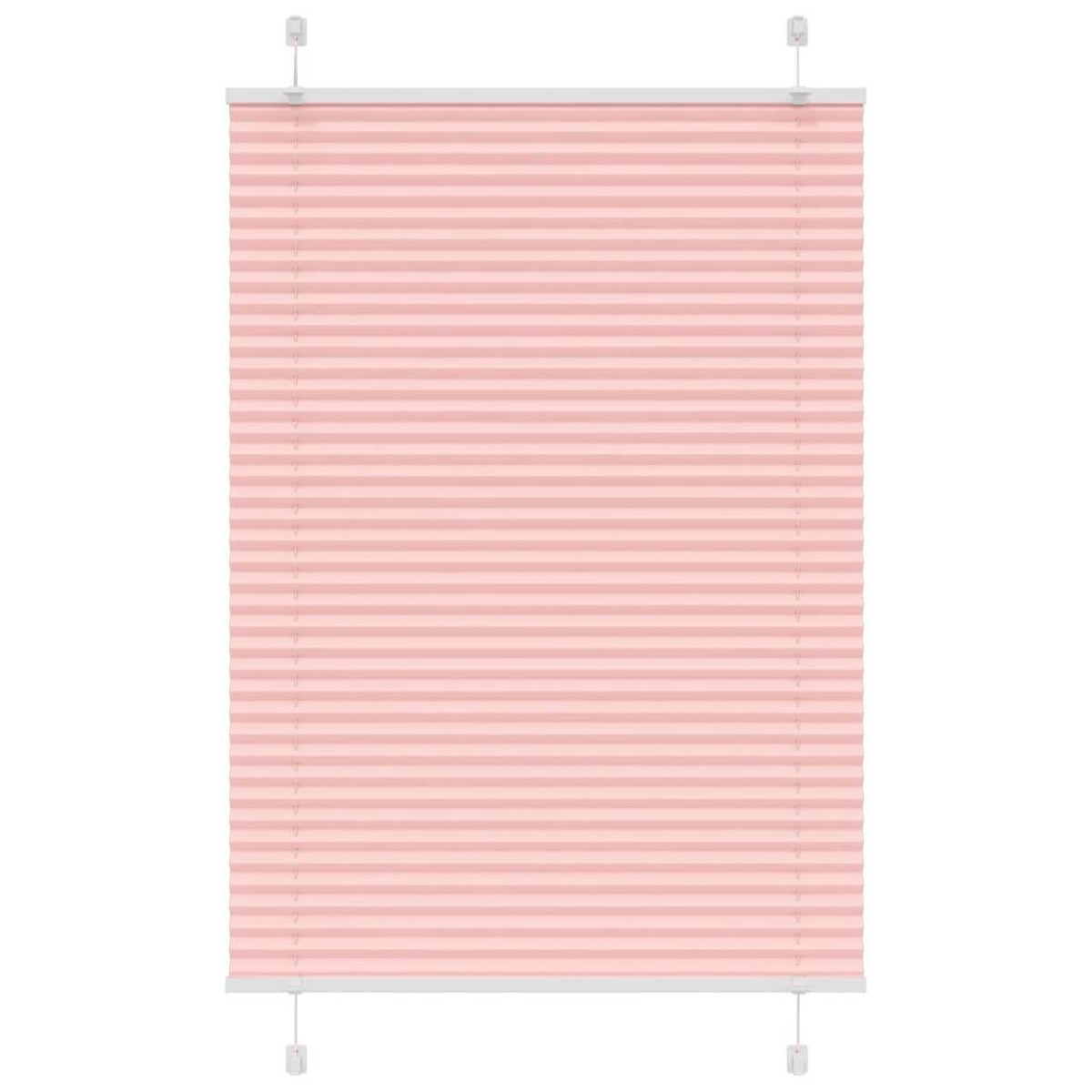 vidaXL Πλισέ περσίδα ροζ 90x150 cm Πλάτος υφάσματος 89,4 cm